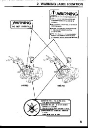 Honda HS55 HS70 Snow Blower Owners Manual page 6