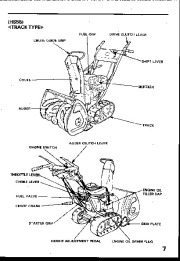 Honda HS55 HS70 Snow Blower Owners Manual page 8