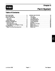 Toro 05144SL Rev A Service Manual Line Painter 1200 Preface Publication page 31