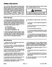 Toro 05144SL Rev A Service Manual Line Painter 1200 Preface Publication page 6