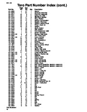 Toro 20044 Super Recycler Mower, SR-21OS Parts Catalog, 1999 page 22