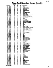 Toro 20044 Super Recycler Mower, SR-21OS Parts Catalog, 1999 page 25