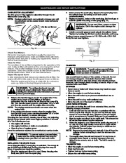 MTD Troy-Bilt TB20DC 2 Cycle Gasoline Trimmer Owners Manual page 12