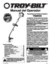 MTD Troy-Bilt TB20DC 2 Cycle Gasoline Trimmer Owners Manual page 37