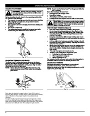 MTD Troy-Bilt TB20DC 2 Cycle Gasoline Trimmer Owners Manual page 8