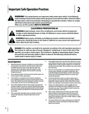 MTD V560 Self Propelled Rotary Lawn Mower Owners Manual page 3