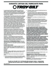 MTD V560 Self Propelled Rotary Lawn Mower Owners Manual page 44