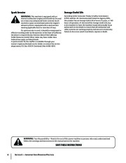 MTD V560 Self Propelled Rotary Lawn Mower Owners Manual page 6