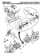 Husqvarna 10530SBEB Snow Blower Owners Manual, 2006 page 20