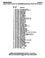 Husqvarna 10530SBEB Snow Blower Owners Manual, 2006 page 25