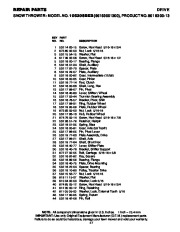 Husqvarna 10530SBEB Snow Blower Owners Manual, 2006 page 27