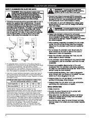 MTD Yard Man 769-03412 Electric Snow Blower Owners Manual page 4