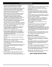 MTD Yard Man 769-03412 Electric Snow Blower Owners Manual page 5