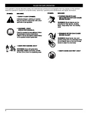 MTD Yard Man 769-03412 Electric Snow Blower Owners Manual page 6
