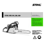 STIHL MS 210 230 250 Chainsaw Owners Manual page 1