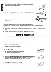 Husqvarna 315 320 Electric Chainsaw Owners Manual page 15