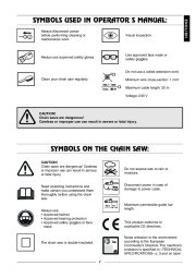 Husqvarna 315 320 Electric Chainsaw Owners Manual page 2