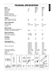 Husqvarna 315 320 Electric Chainsaw Owners Manual page 4