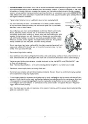 Husqvarna 315 320 Electric Chainsaw Owners Manual page 8