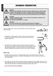 Husqvarna 315 320 Electric Chainsaw Owners Manual page 9