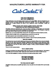 MTD Cub Cadet 724 WE 522 WE Snow Blower Owners Manual page 28