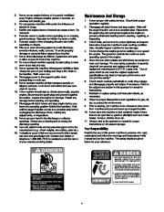 MTD Cub Cadet 724 WE 522 WE Snow Blower Owners Manual page 4
