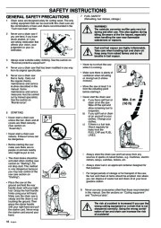 Husqvarna 340 345 350 Chainsaw Owners Manual, 1995,1996,1997,1998,1999,2000,2001 page 18