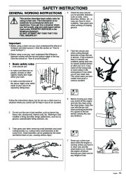 Husqvarna 340 345 350 Chainsaw Owners Manual, 1995,1996,1997,1998,1999,2000,2001 page 19