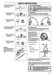 Husqvarna 340 345 350 Chainsaw Owners Manual, 1995,1996,1997,1998,1999,2000,2001 page 21