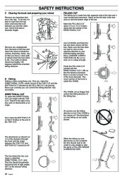 Husqvarna 340 345 350 Chainsaw Owners Manual, 1995,1996,1997,1998,1999,2000,2001 page 22