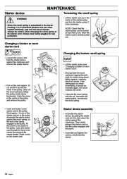 Husqvarna 340 345 350 Chainsaw Owners Manual, 1995,1996,1997,1998,1999,2000,2001 page 30