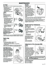 Husqvarna 340 345 350 Chainsaw Owners Manual, 1995,1996,1997,1998,1999,2000,2001 page 31