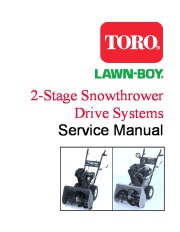 Toro 38606, 38607 Toro 622R Power Throw Snowthrower Drive Systems, 2007 page 3