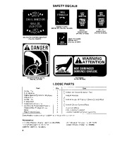 Toro 38035 3521 Snowthrower Owners Manual, 1987 page 4