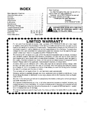 MTD 310-440 450 550 552 586 588 000 Snow Blower Owners Manual page 2