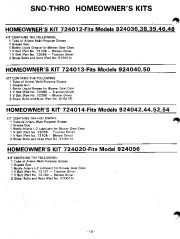 Ariens Sno Thro 924000 Series Snow Blower Parts Manual page 18