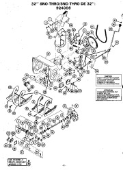 Ariens Sno Thro 924000 Series Snow Blower Parts Manual page 8