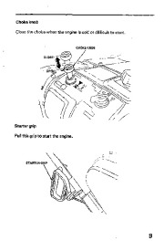 Honda HS621 Snow Blower Owners Manual page 10