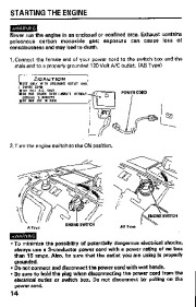 Honda HS621 Snow Blower Owners Manual page 15