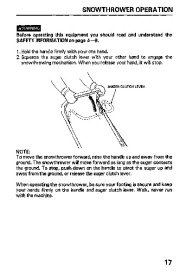 Honda HS621 Snow Blower Owners Manual page 18