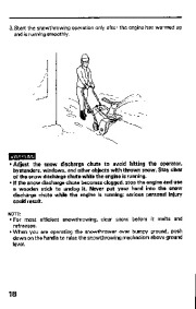 Honda HS621 Snow Blower Owners Manual page 19