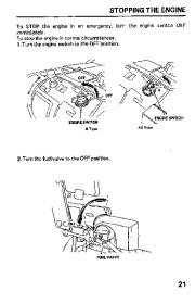 Honda HS621 Snow Blower Owners Manual page 22