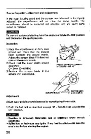 Honda HS621 Snow Blower Owners Manual page 29