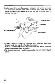 Honda HS621 Snow Blower Owners Manual page 33