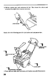 Honda HS621 Snow Blower Owners Manual page 39