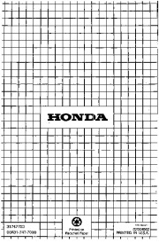 Honda HS621 Snow Blower Owners Manual page 44