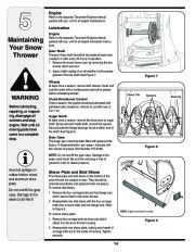 MTD C D Style Snow Blower Owners Manual page 14