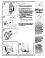 MTD C D Style Snow Blower Owners Manual page 15