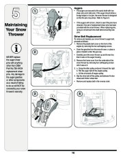 MTD C D Style Snow Blower Owners Manual page 16