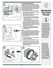 MTD C D Style Snow Blower Owners Manual page 17